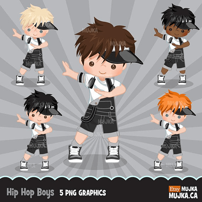Kit Digital Hip Hop Boys 1