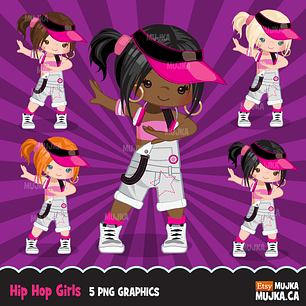 Kit Digital Hip Hop Girls
