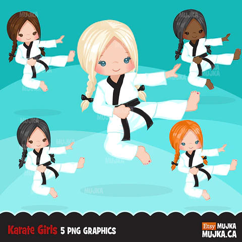 Kit Digital Karate Menina