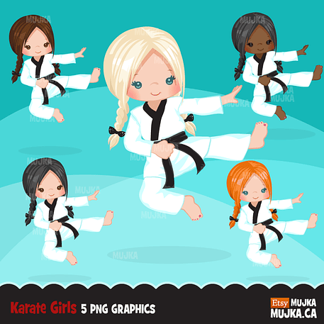 Kit Digital Karate Menina 1