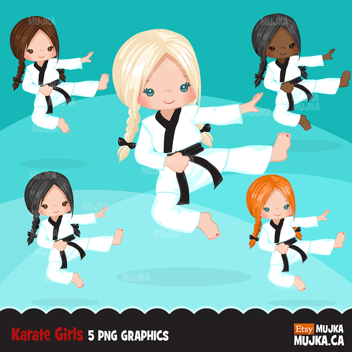 Kit Digital Karate Menina 1