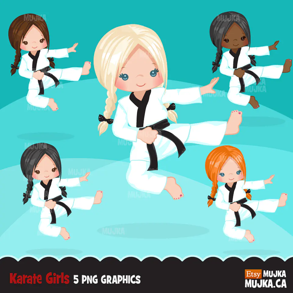 Kit Digital Karate Menina 1