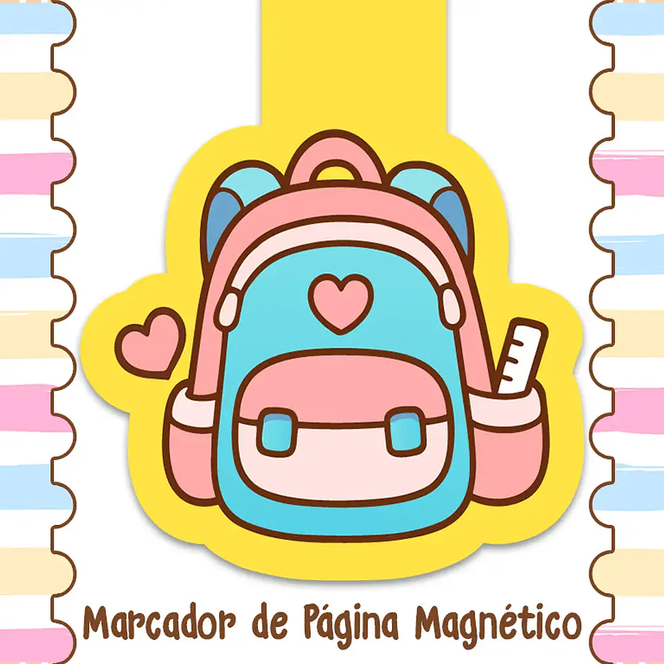 Arquivo Volta ás Áulas Marca Páginas Magnéticos 4