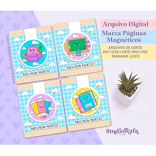Arquivo Volta ás Áulas Marca Páginas Magnéticos 