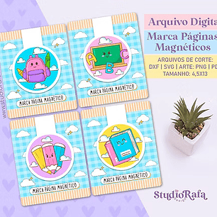 Arquivo Volta ás Áulas Marca Páginas Magnéticos 