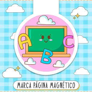 Arquivo Volta ás Áulas Marca Páginas Magnéticos 