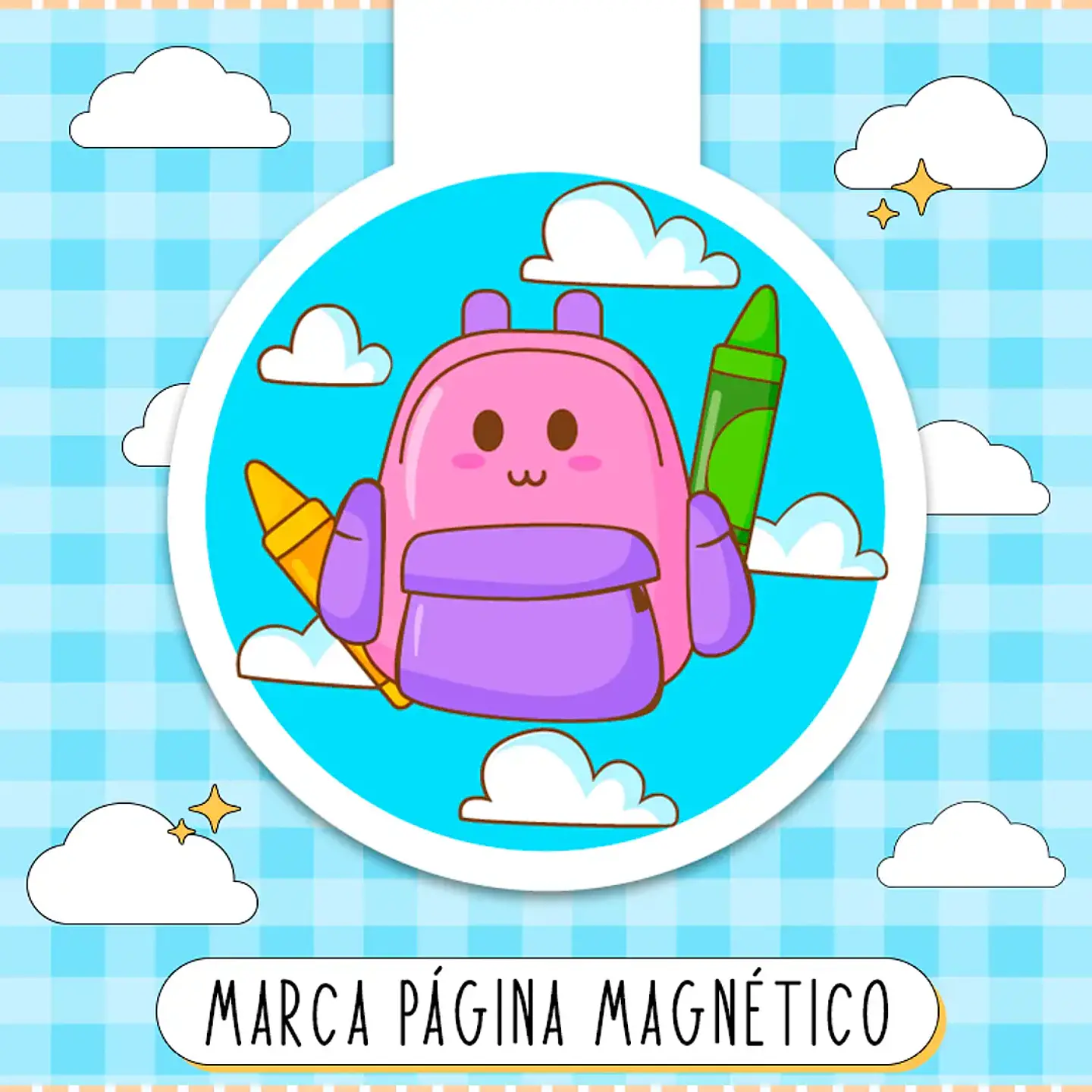 Arquivo Volta ás Áulas Marca Páginas Magnéticos  4