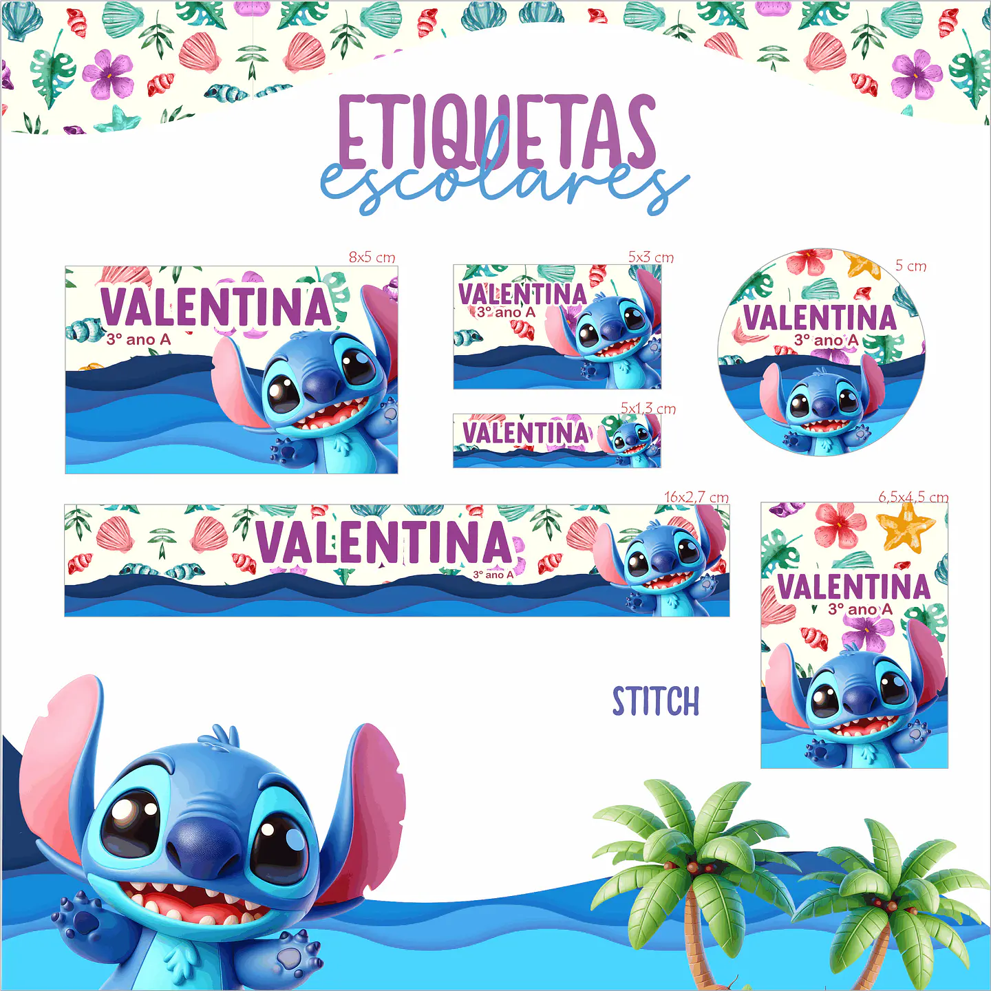 Arquivo Combo Escolar Etiquetas 20 Temas 6