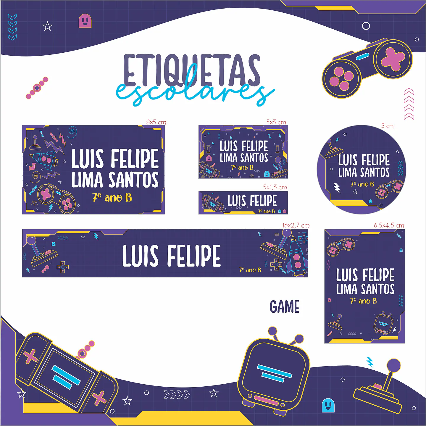 Arquivo Combo Escolar Etiquetas 20 Temas 9