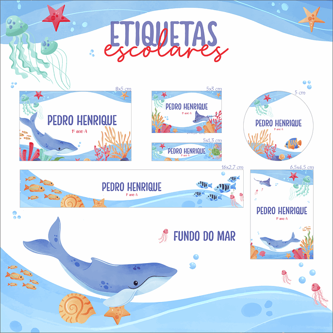 Arquivo Combo Escolar Etiquetas 20 Temas 13