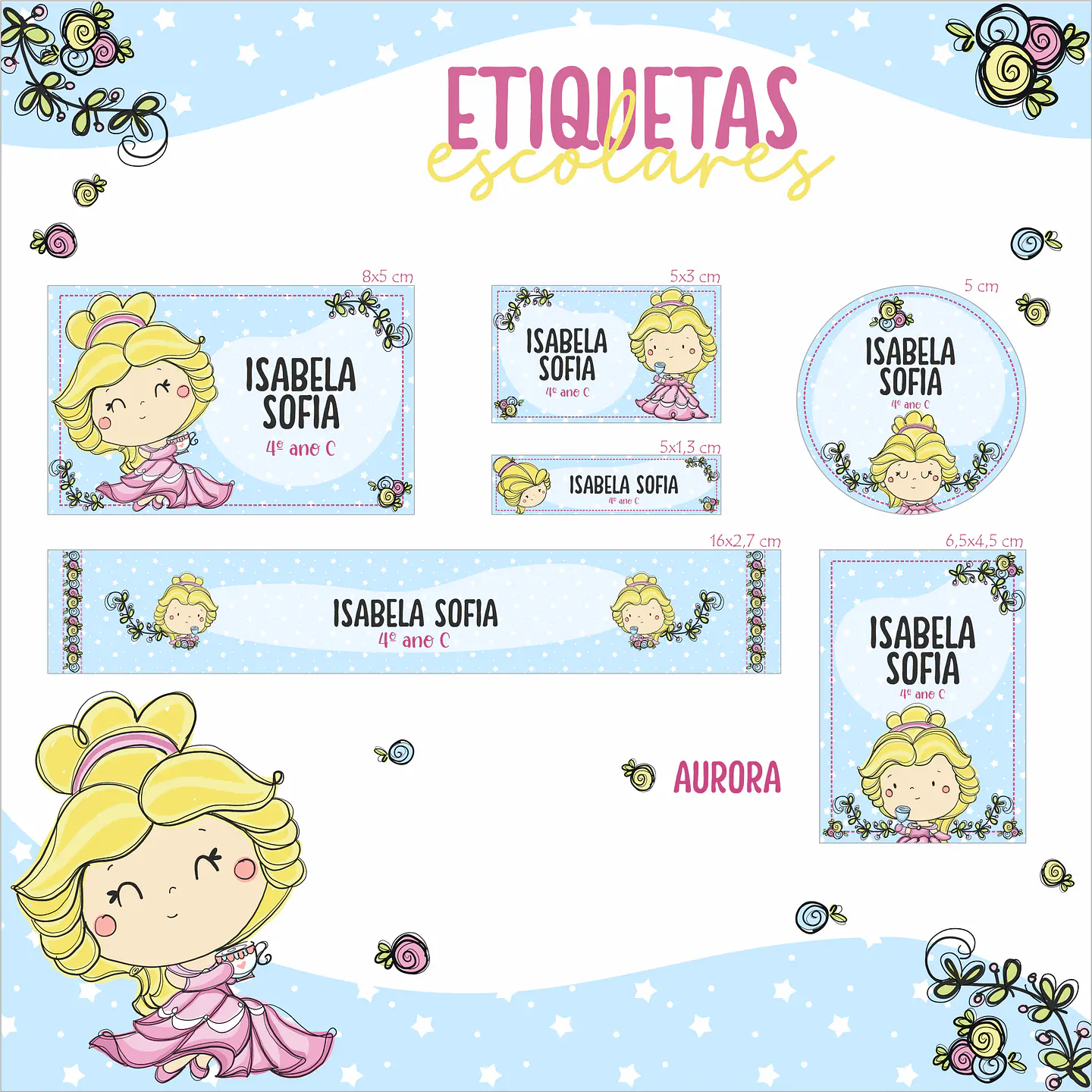 Arquivo Combo Escolar Etiquetas 20 Temas 19