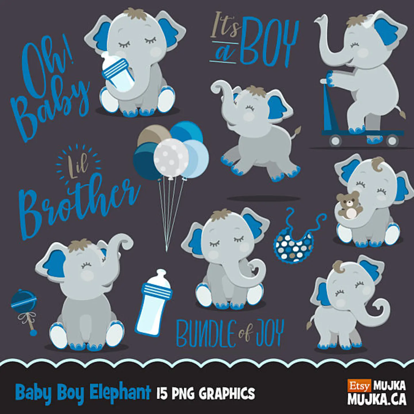 Kit Digital Elefante Baby 1