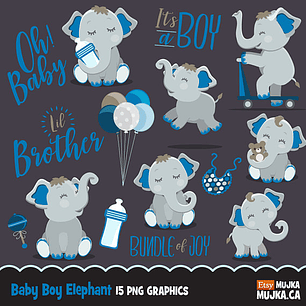 Kit Digital Elefante Baby