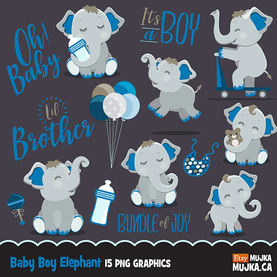 Kit Digital Elefante Baby 1