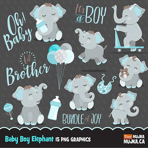 Kit Digital Elefante Baby