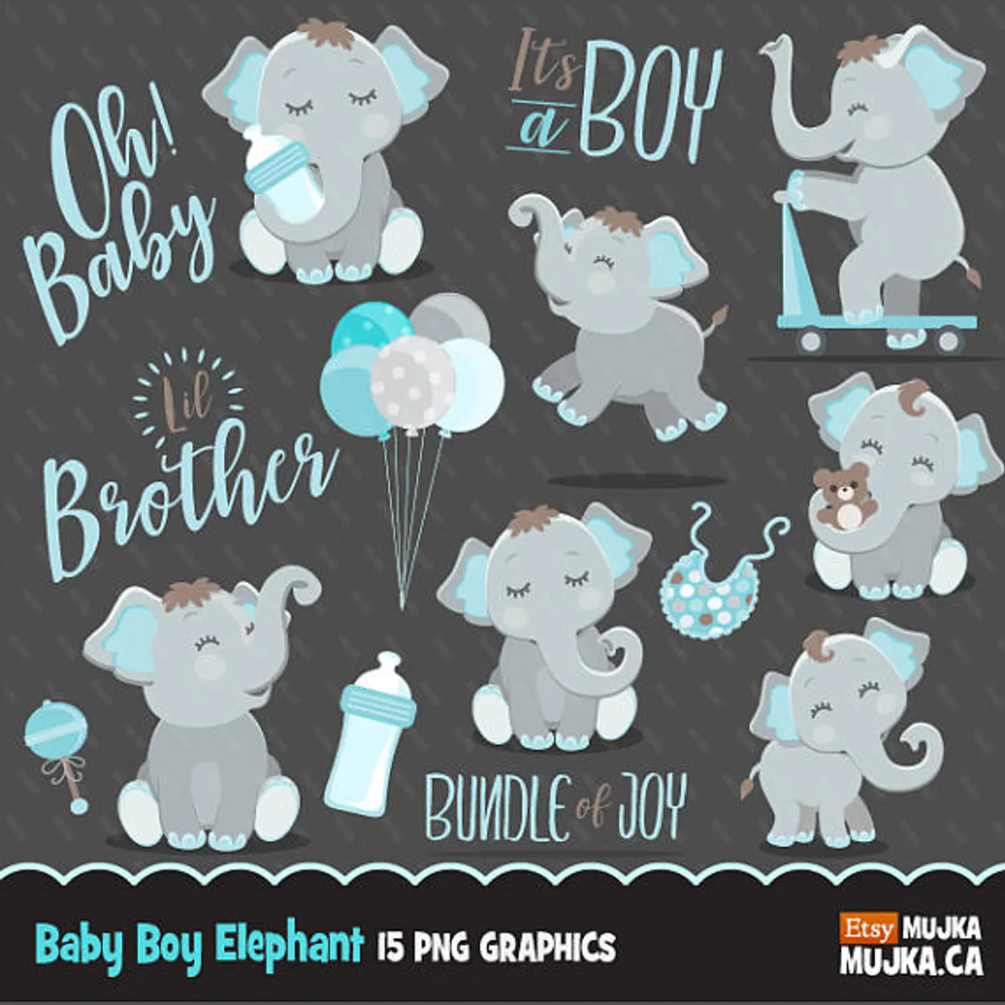 Kit Digital Elefante Baby 1