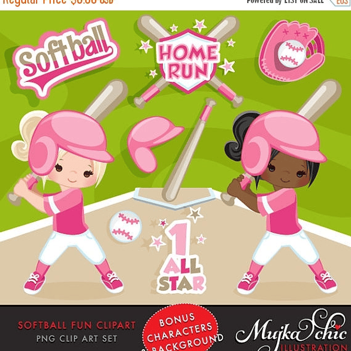 Kit Digital Baseball Girl 1