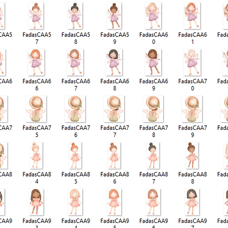 Kit Digital Fadas - Com Amor Aquarela 2