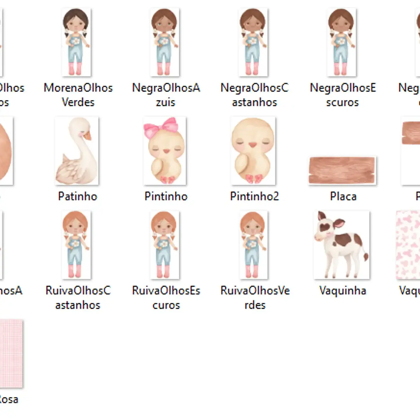 Kit Digital Fazendinha - Com Amor Aquarela 2