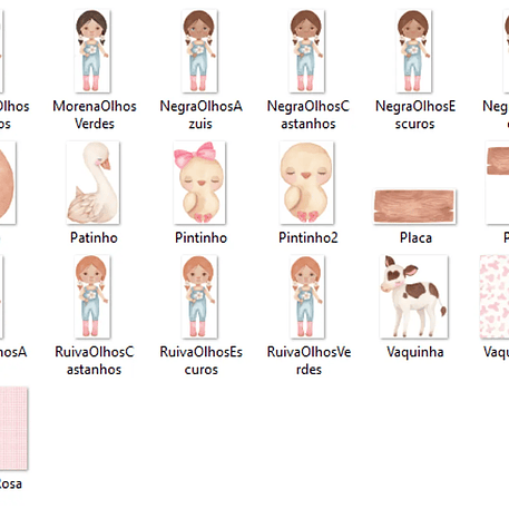 Kit Digital Fazendinha - Com Amor Aquarela 2