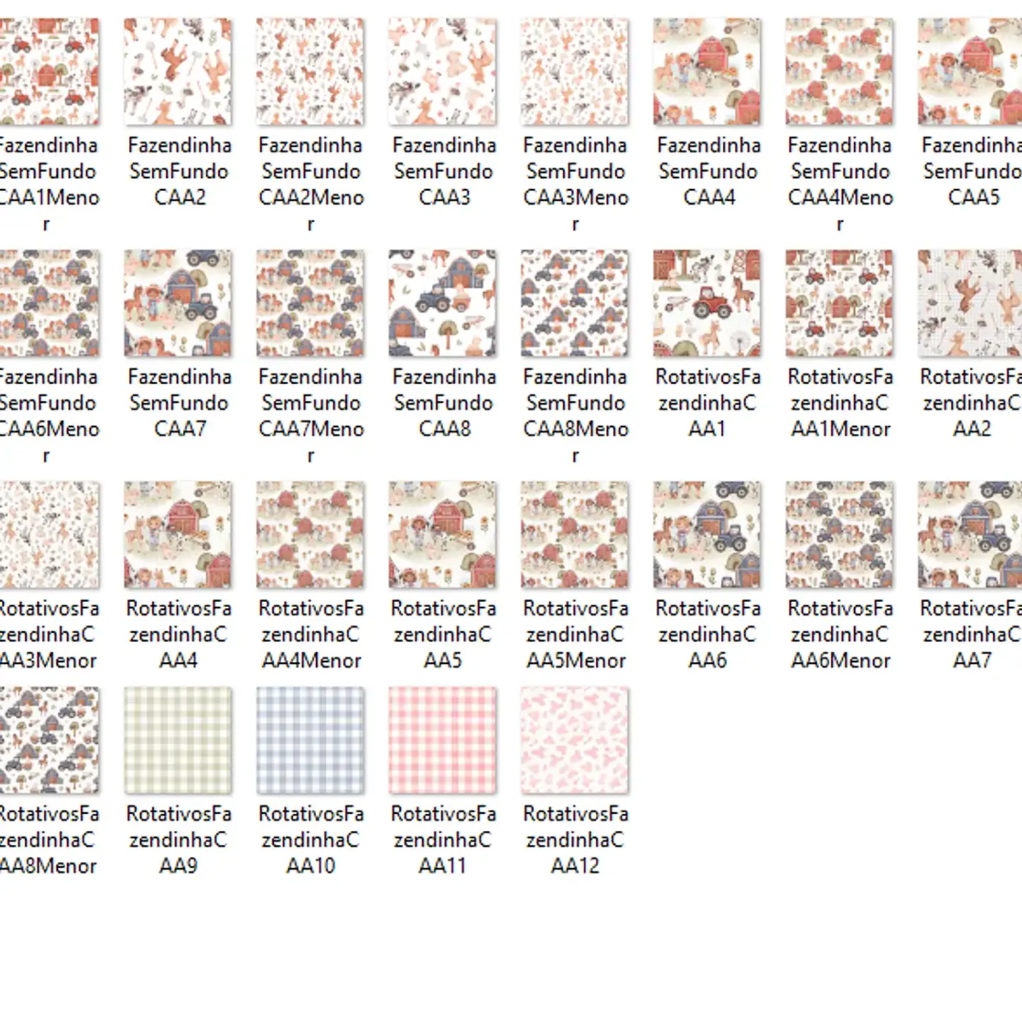 Kit Digital Fazendinha - Com Amor Aquarela 3
