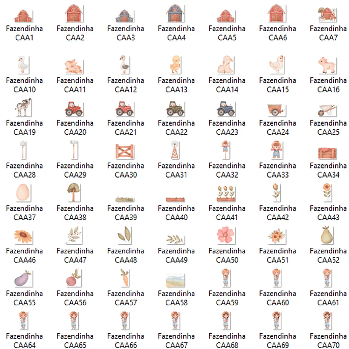 Kit Digital Fazendinha - Com Amor Aquarela 4