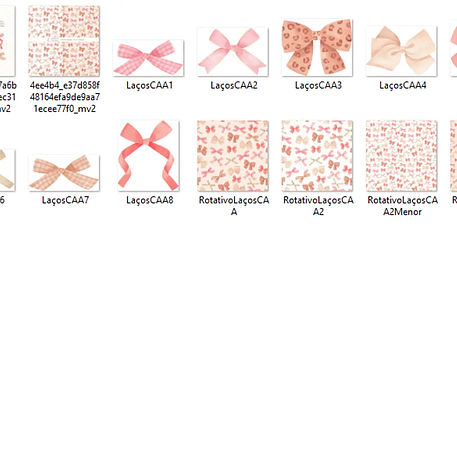 Kit Digital Laços - Com Amor Aquarela 2