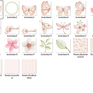 Kit Digital Borboletas - Com Amor Aquarela