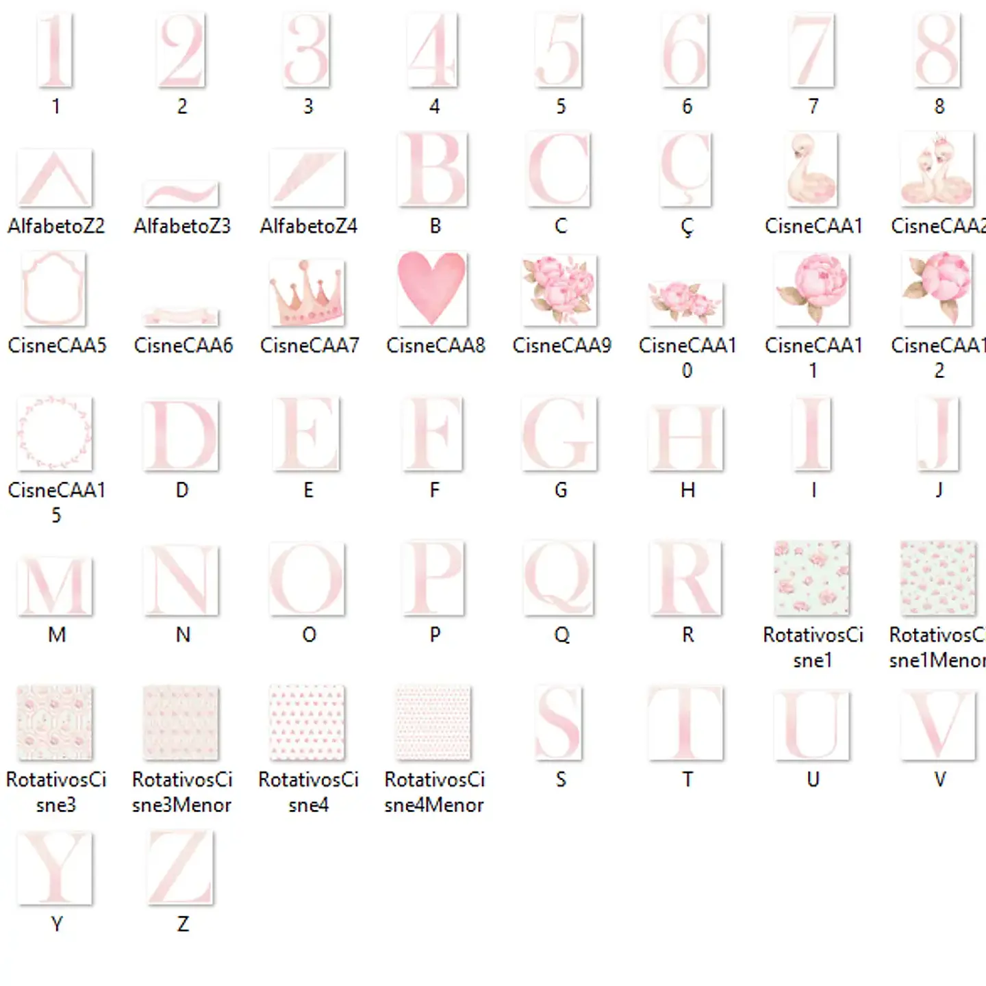 Kit Digital Cisne - Com Amor Aquarela 2