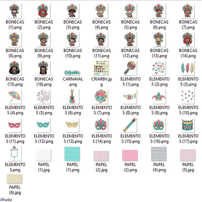 Kit Digital Carnaval 2