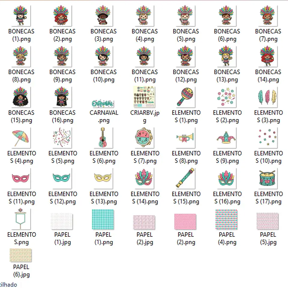 Kit Digital Carnaval 2