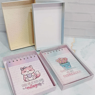 Arquivo Embalagem Bloquinho A6 Acetato