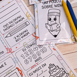 Arquivo Volta ás Áulas Caderninho Colorir