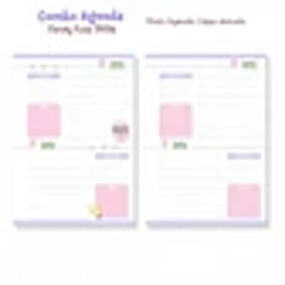 Arquivo Combo Agenda Candy Cute 2026 2