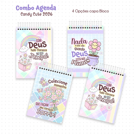 Arquivo Combo Agenda Candy Cute 2026 10
