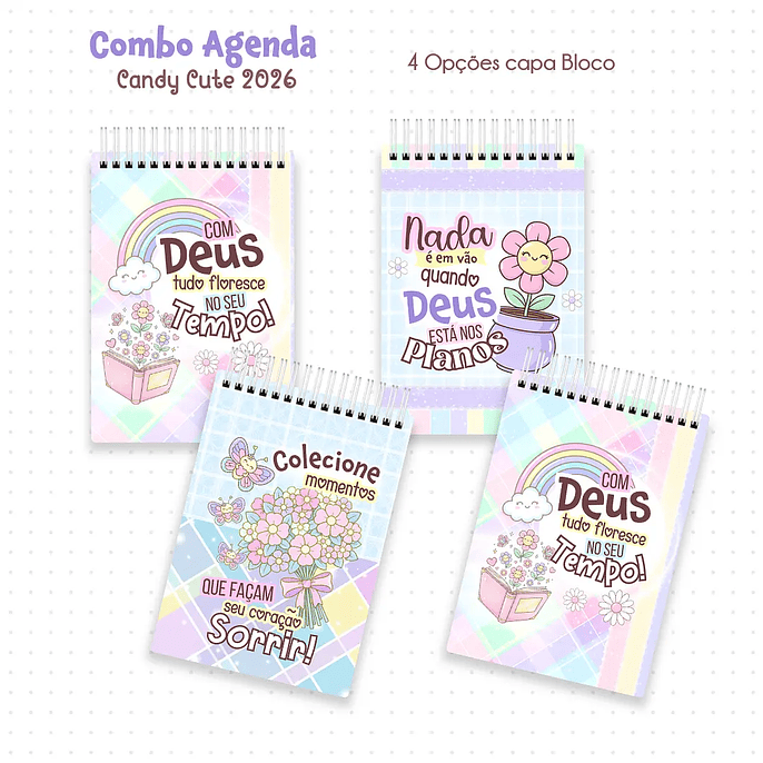 Arquivo Combo Agenda Candy Cute 2026 10
