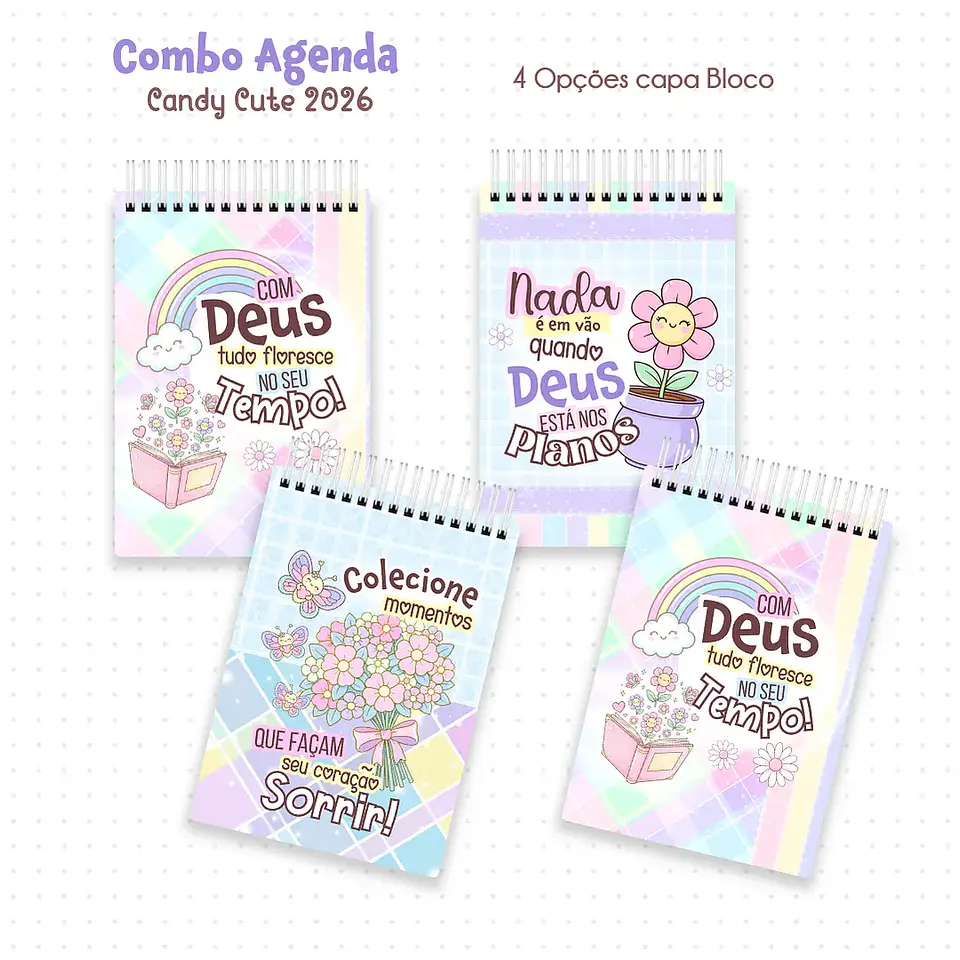 Arquivo Combo Agenda Candy Cute 2026 10