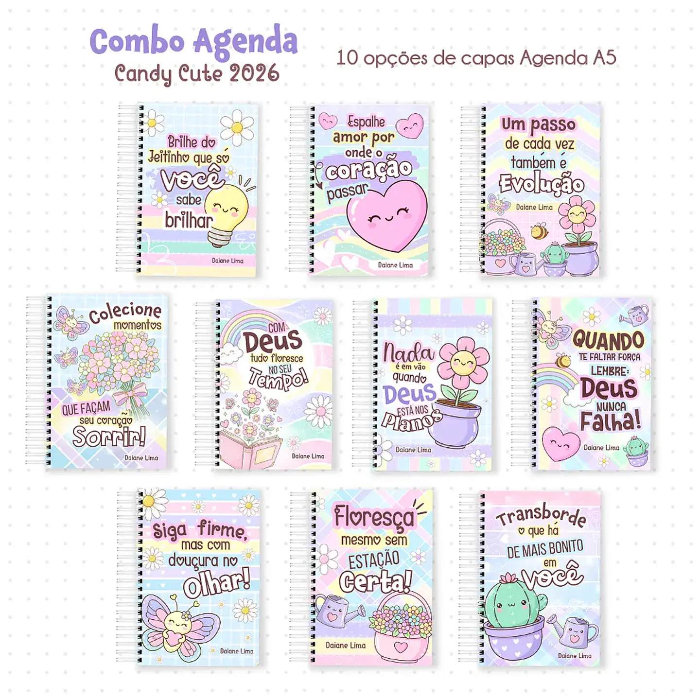Arquivo Combo Agenda Candy Cute 2026 11