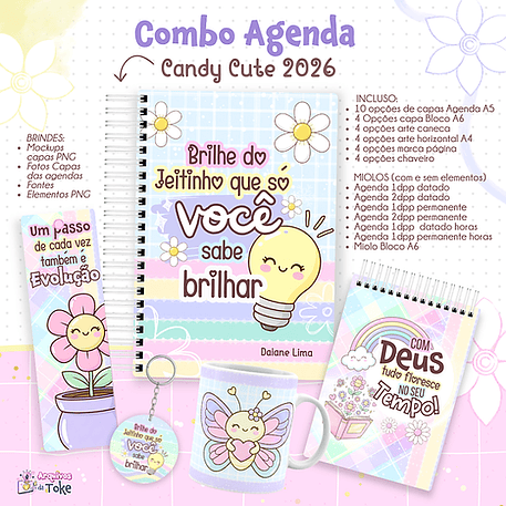 Arquivo Combo Agenda Candy Cute 2026 1