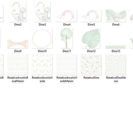 Kit Digital Dinossauro - Com Amor Aquarela 2