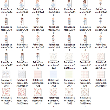 Kit Digital Reino Encantado - Com Amor Aquarela 3