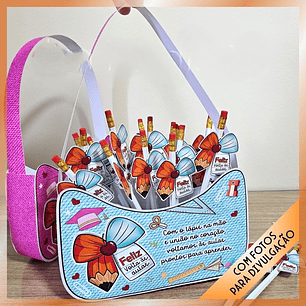 Arquivo Volta ás Aulas Bolsinha Porta Lápis