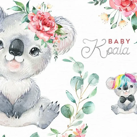 Kit Digital Koala Baby