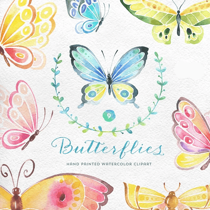 Kit Digital Borboletas 1