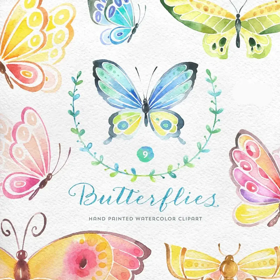 Kit Digital Borboletas 1