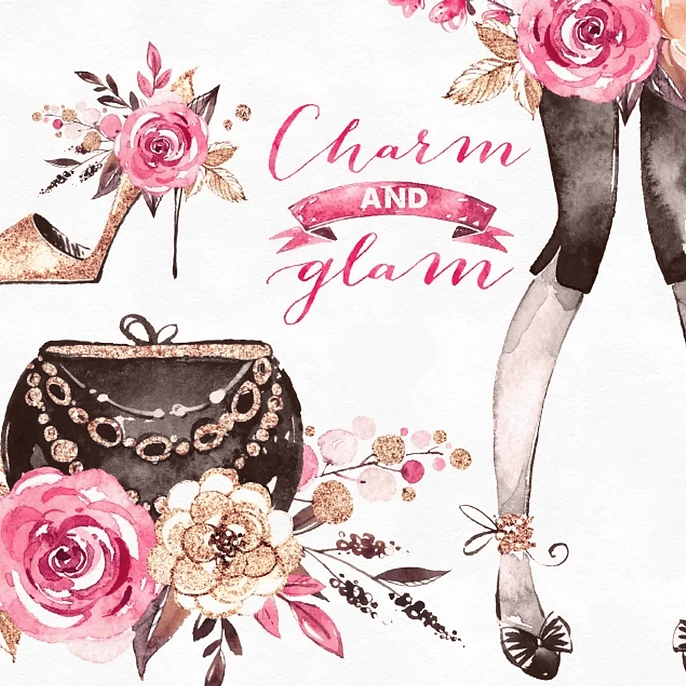 Kit Digital Charme e Glamour 1