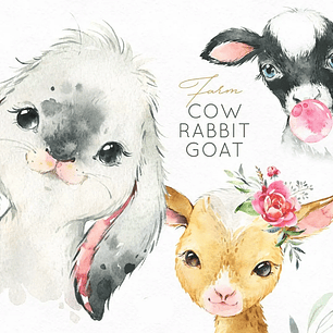 Kit Digital Animais de Fazenda