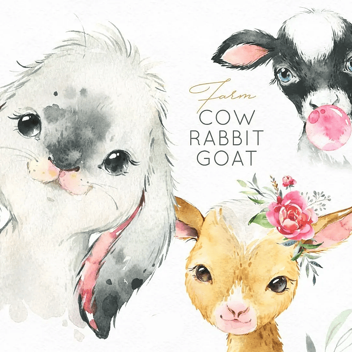 Kit Digital Animais de Fazenda 1