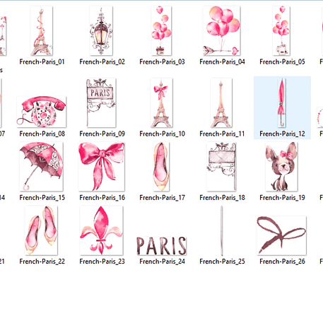 Kit Digital Paris Acessórios 2