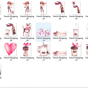 Kit Digital Menina No Shopping